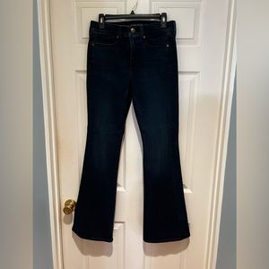 Spanx 5 pocket flare jeans, size M